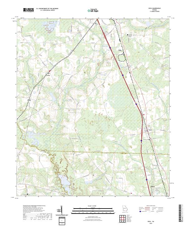 Cecil, GA — USGS 7.5-minute topo (2024)