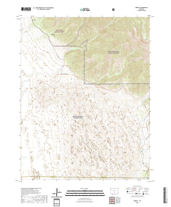 Liberty, CO — USGS 7.5-minute topo (2022)