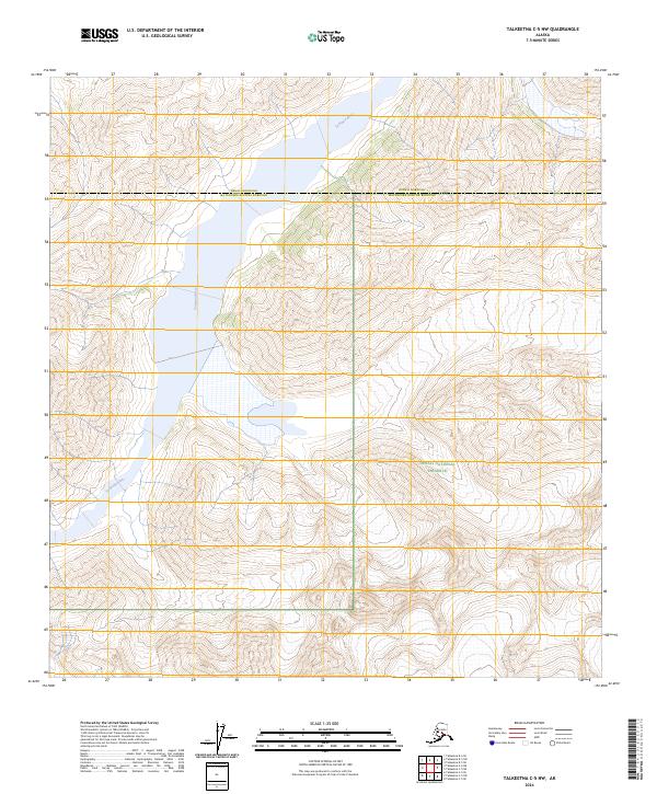 Talkeetna C-5 NW, AK — USGS 7.5-minute topo (2024)