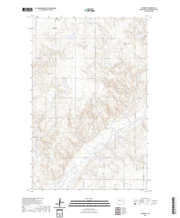 Epworth, ND — USGS 7.5-minute topo (2024)