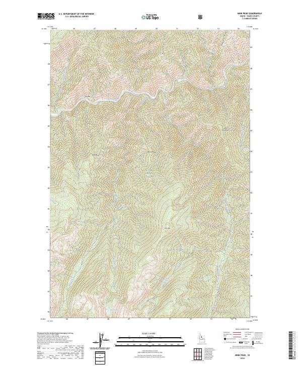 Mink Peak, ID — USGS 7.5-minute topo (2024)