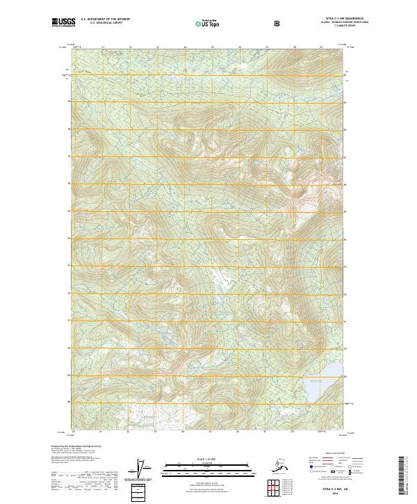 Sitka C-2 NW, AK — USGS 7.5-minute topo (2024)