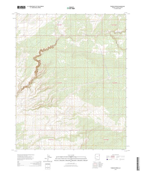 Tudecoz Spring, AZ — USGS 7.5-minute topo (2026)