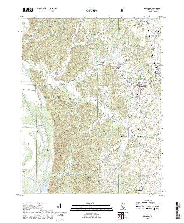 Jonesboro, IL — USGS 7.5-minute topo (2024)