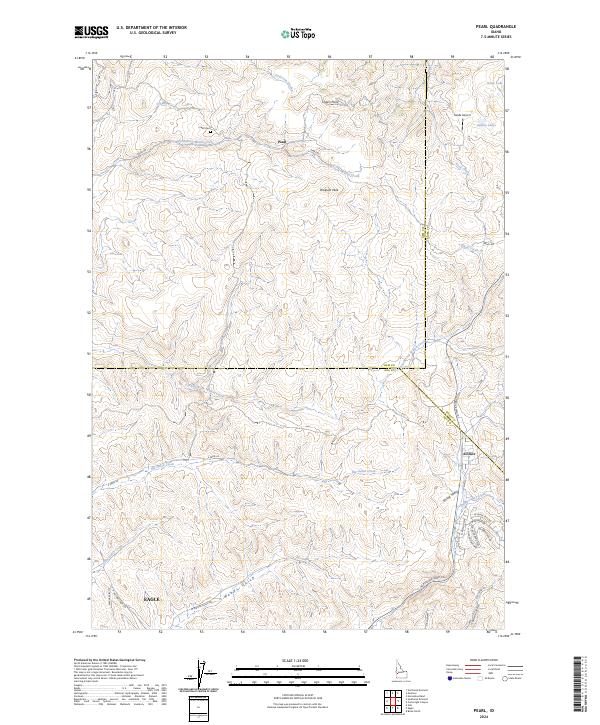 Pearl, ID — USGS 7.5-minute topo (2024)