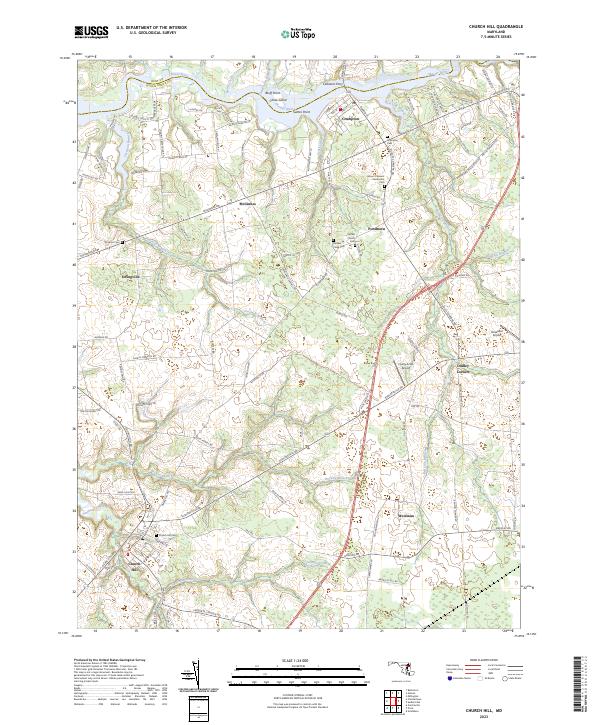 Church Hill, MD — USGS 7.5-minute topo (2023)