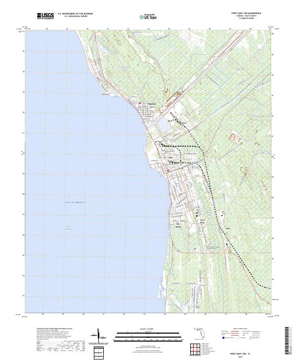 Port Saint Joe, FL — USGS 7.5-minute topo (2025)