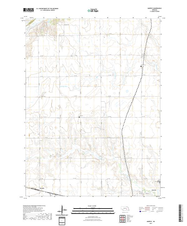 Murphy, NE — USGS 7.5-minute topo (2021)