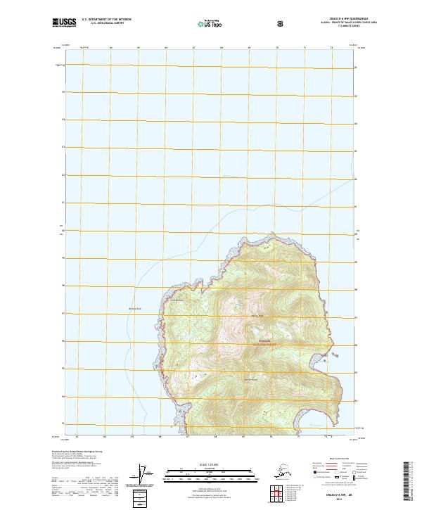 Craig D-6 NW, AK — USGS 7.5-minute topo (2021)