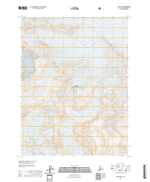 Atlin A-8 SE, AK — USGS 7.5-minute topo (2021)