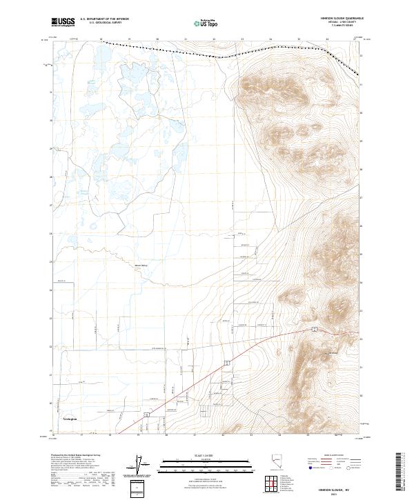 Hinkson Slough, NV — USGS 7.5-minute topo (2021)