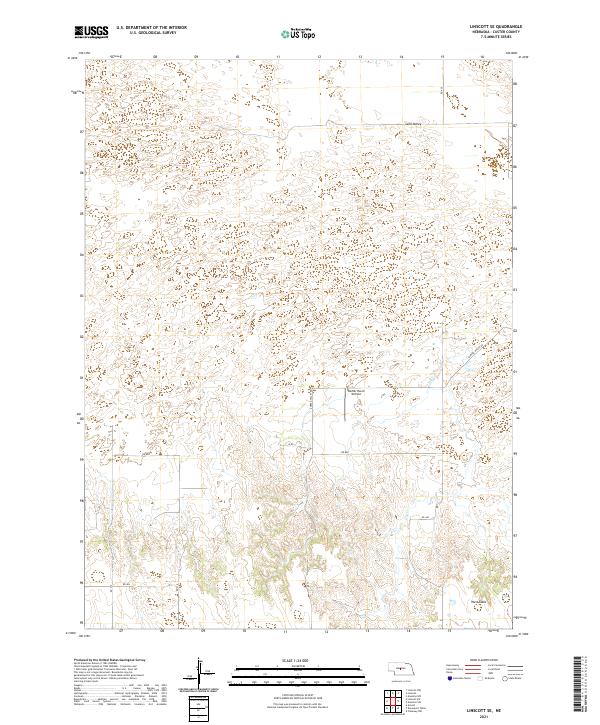 Linscott SE, NE — USGS 7.5-minute topo (2021)