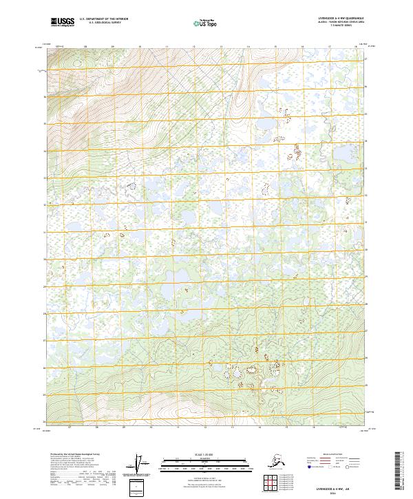 Livengood A-4 NW, AK — USGS 7.5-minute topo (2024)