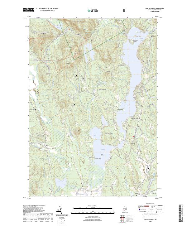 Center Lovell, ME — USGS 7.5-minute topo (2024)