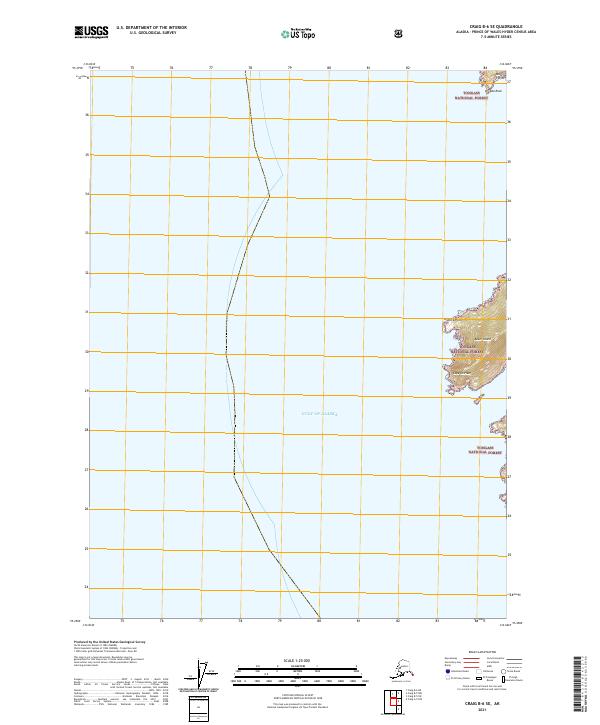 Craig B-6 SE, AK — USGS 7.5-minute topo (2021)