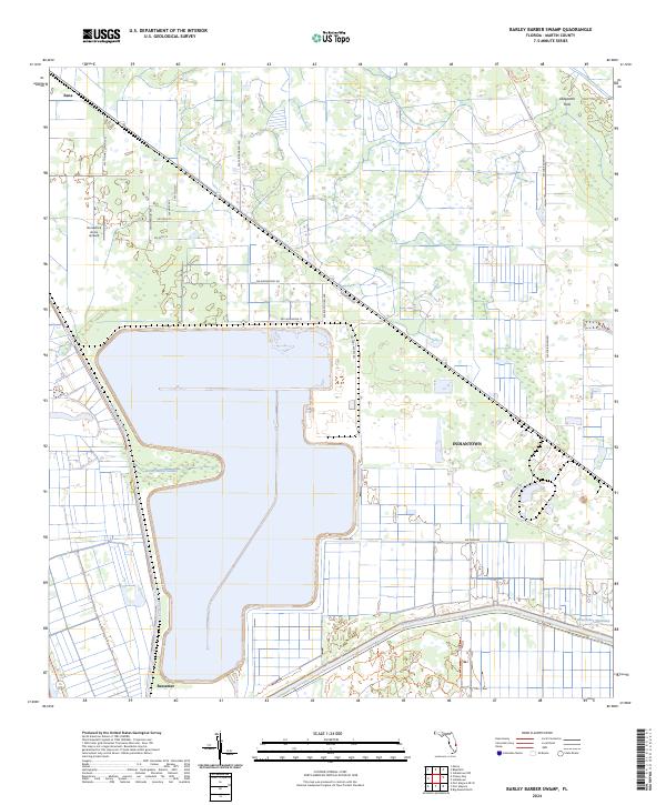 Barley Barber Swamp, FL — USGS 7.5-minute topo (2024)