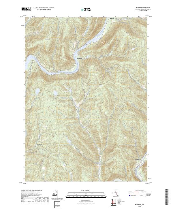 Readburn, NY — USGS 7.5-minute topo (2023)
