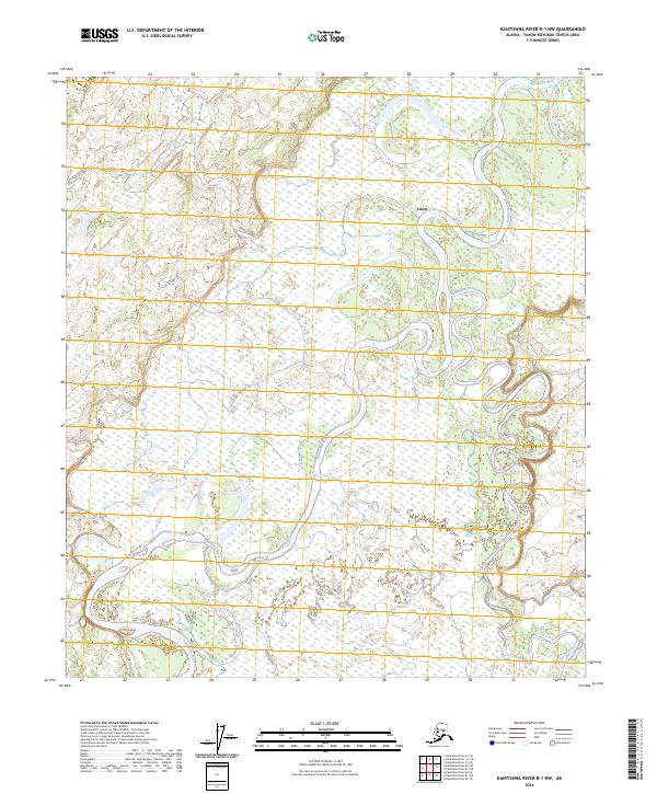 Kantishna River B-1 NW, AK — USGS 7.5-minute topo (2024)
