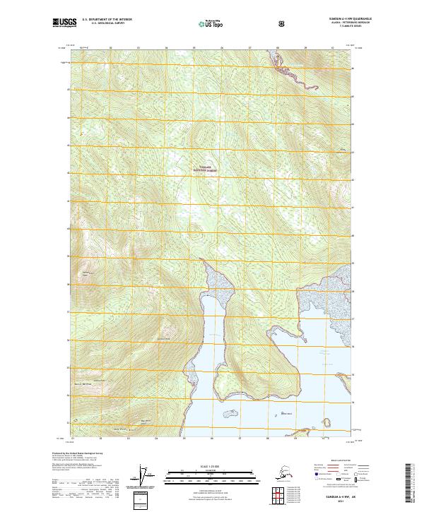 Sumdum A-4 NW, AK — USGS 7.5-minute topo (2021)