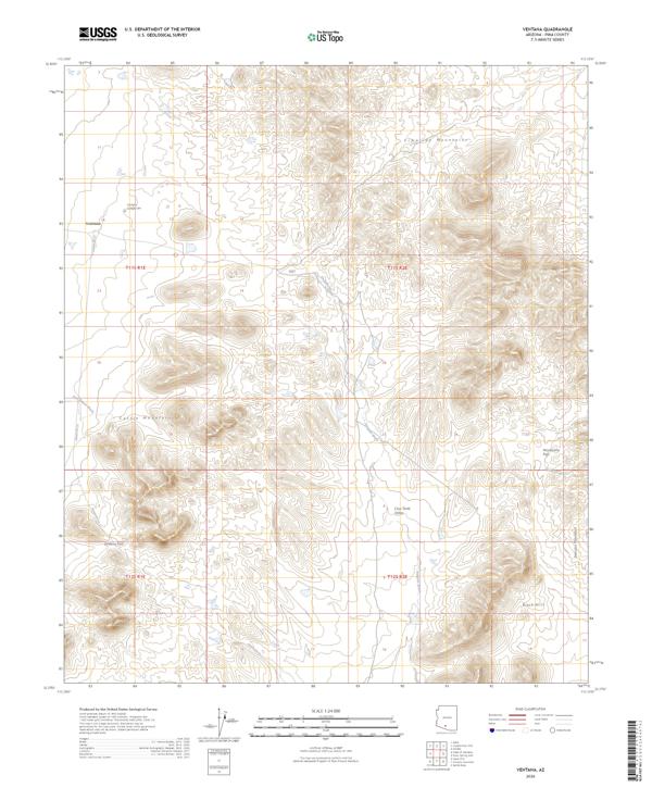 Ventana, AZ — USGS 7.5-minute topo (2026)