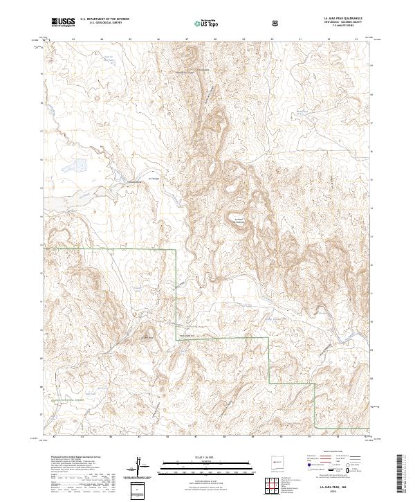 La Jara Peak, NM — USGS 7.5-minute topo (2023)