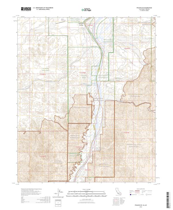 Picacho NW, CA-AZ — USGS 7.5-minute topo (2026)