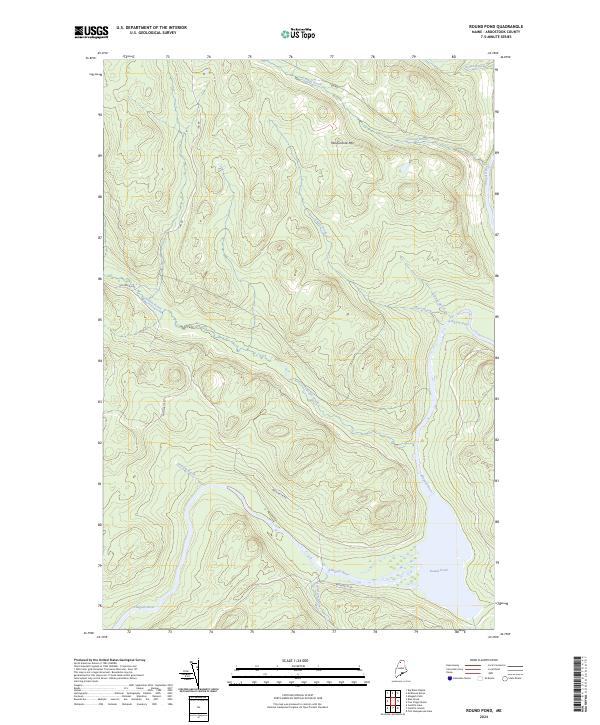 Round Pond, ME — USGS 7.5-minute topo (2024)