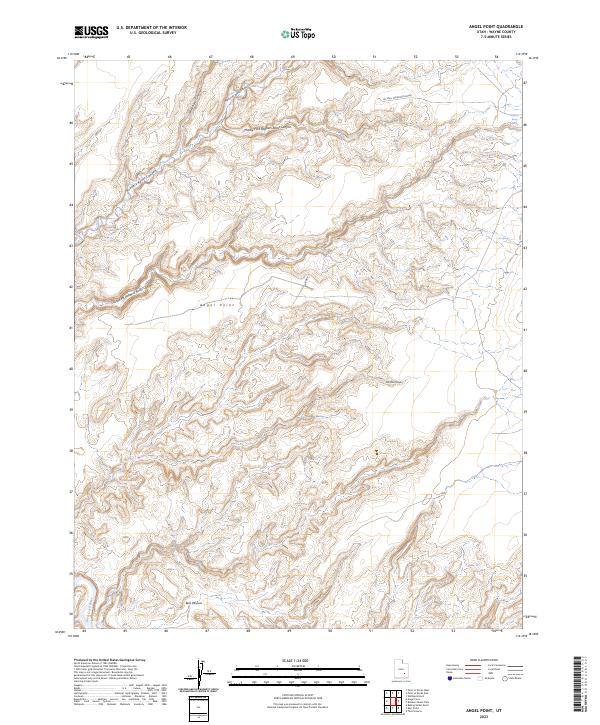Angel Point, UT — USGS 7.5-minute topo (2023)