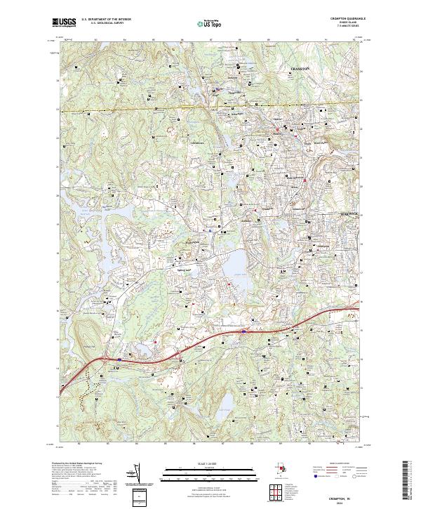Crompton, RI — USGS 7.5-minute topo (2024)