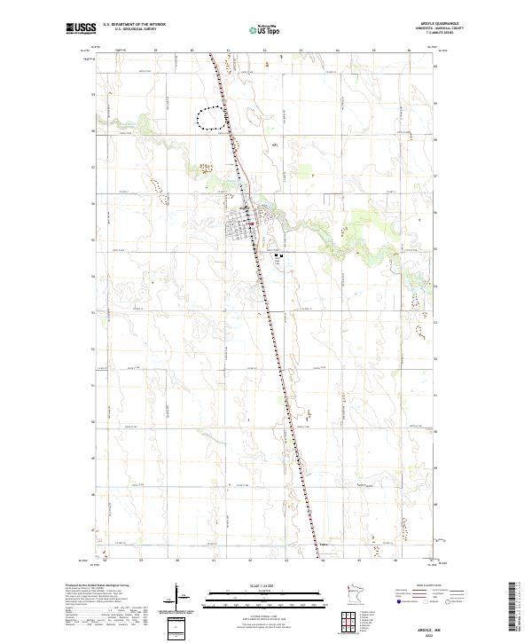 Argyle, MN — USGS 7.5-minute topo (2022)