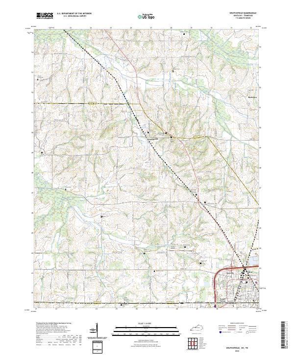 Crutchfield, KY-TN — USGS 7.5-minute topo (2022)