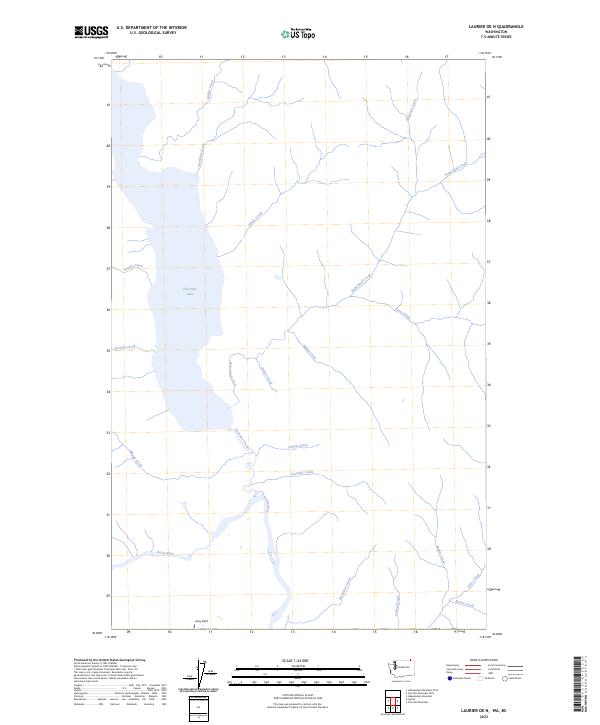 Laurier OE N, WA-BC — USGS 7.5-minute topo (2023)