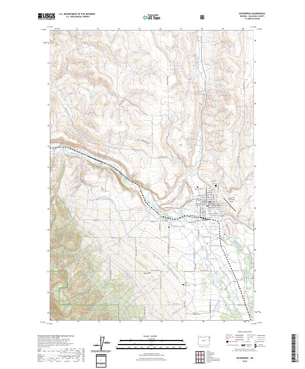 Enterprise, OR — USGS 7.5-minute topo (2024)