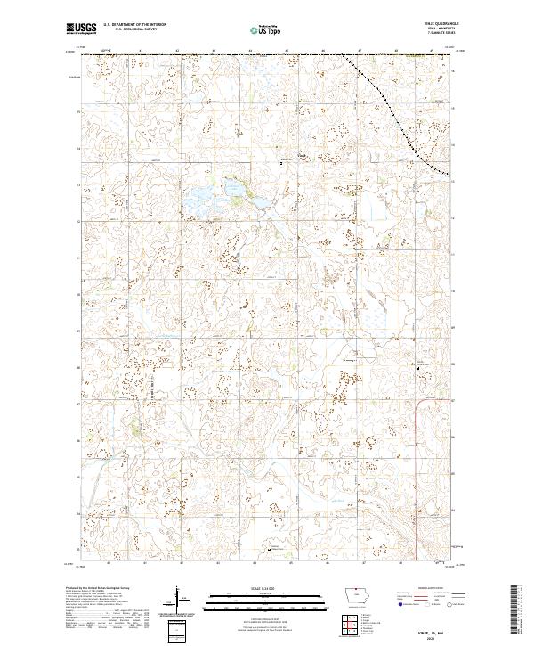 Vinje, IA-MN — USGS 7.5-minute topo (2022)