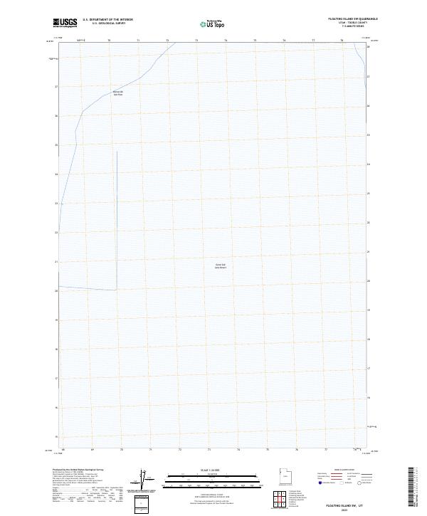 Floating Island SW, UT — USGS 7.5-minute topo (2023)