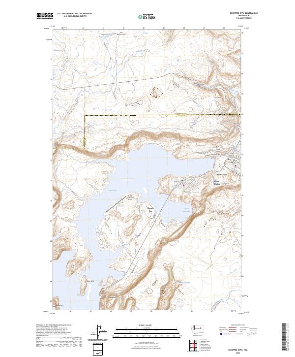 Electric City, WA — USGS 7.5-minute topo (2023)