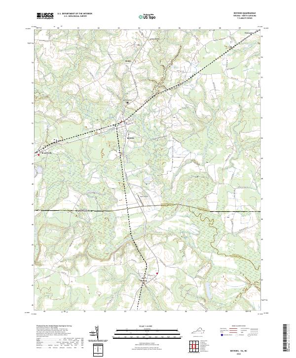 Boykins, VA-NC — USGS 7.5-minute topo (2022)