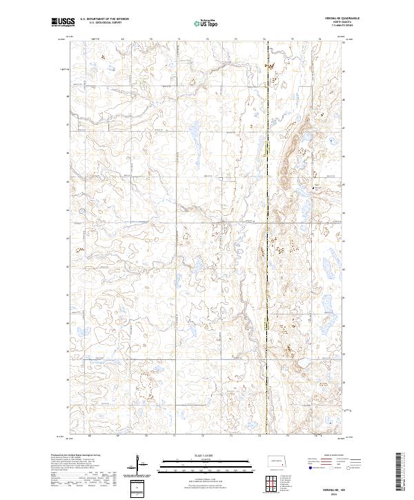 Verona NE, ND — USGS 7.5-minute topo (2024)
