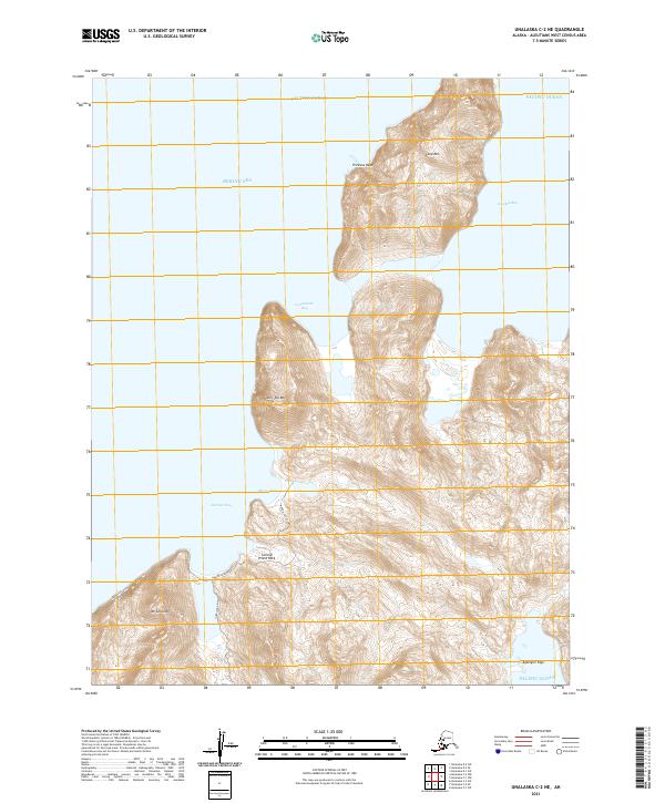 Unalaska C-2 NE, AK — USGS 7.5-minute topo (2021)