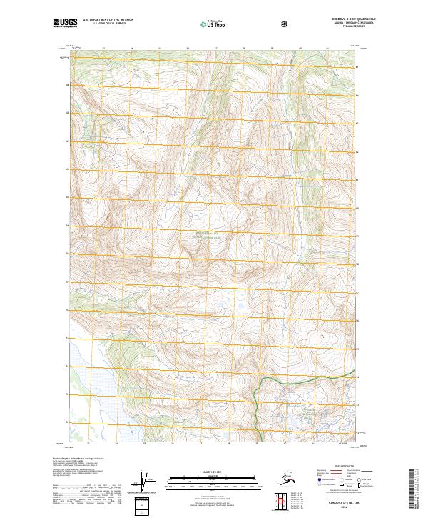 Cordova D-2 NE, AK — USGS 7.5-minute topo (2024)