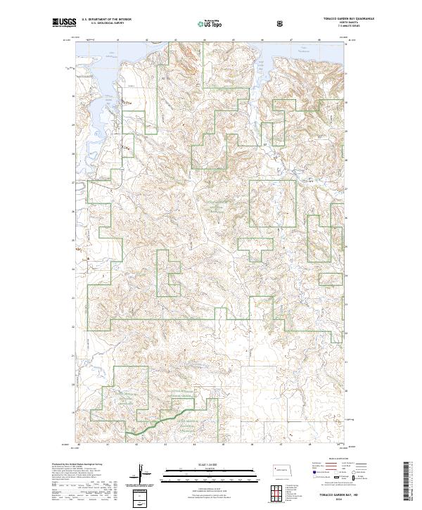 Tobacco Garden Bay, ND — USGS 7.5-minute topo (2024)