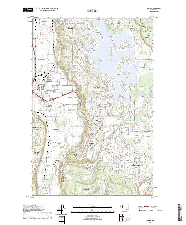 Sumner, WA — USGS 7.5-minute topo (2023)