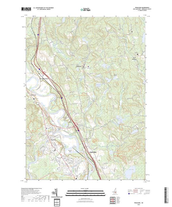 Penacook, NH — USGS 7.5-minute topo (2024)