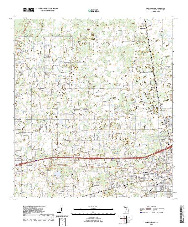 Plant City West, FL — USGS 7.5-minute topo (2024)