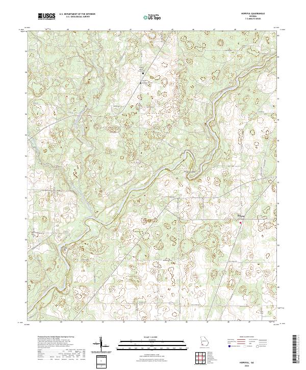 Hopeful, GA — USGS 7.5-minute topo (2024)