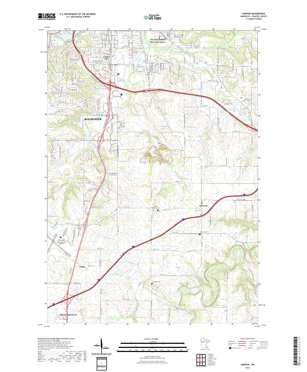 Simpson, MN — USGS 7.5-minute topo (2022)