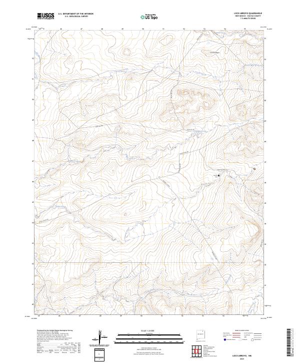 Loco Arroyo, NM — USGS 7.5-minute topo (2023)