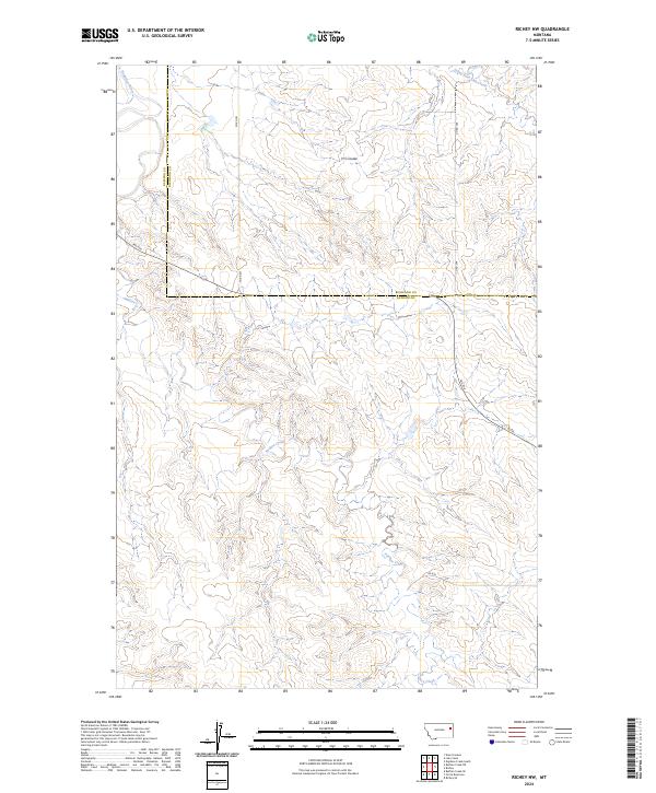 Richey NW, MT — USGS 7.5-minute topo (2024)