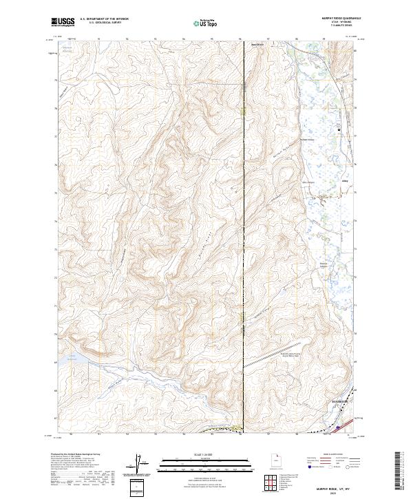 Murphy Ridge, UT-WY — USGS 7.5-minute topo (2023)