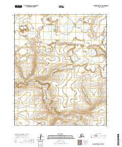 Lookout Ridge D-4 NE, AK — USGS 7.5-minute topo (2020)